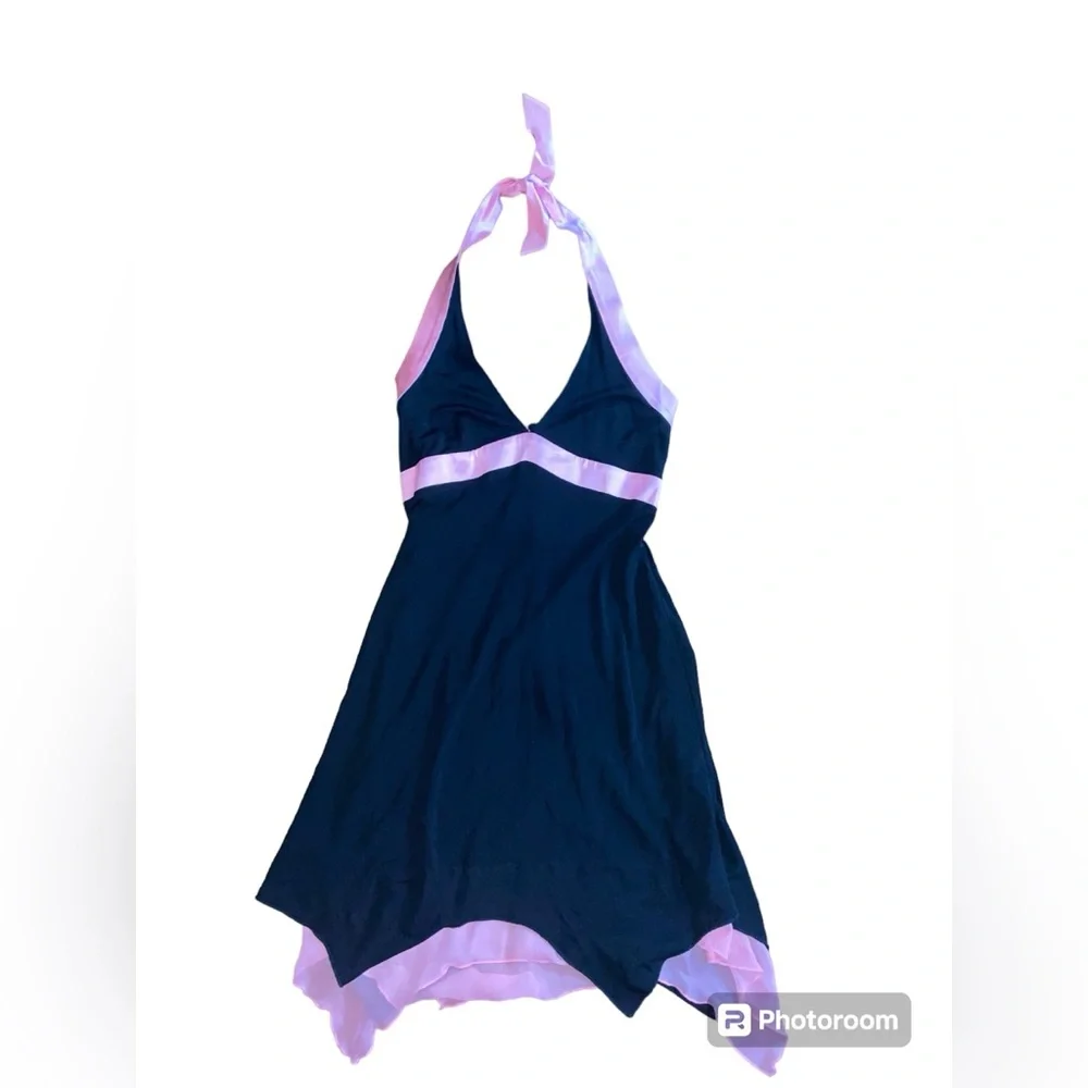 Y2K Bebe Halter Dress - Picture 1 of 3